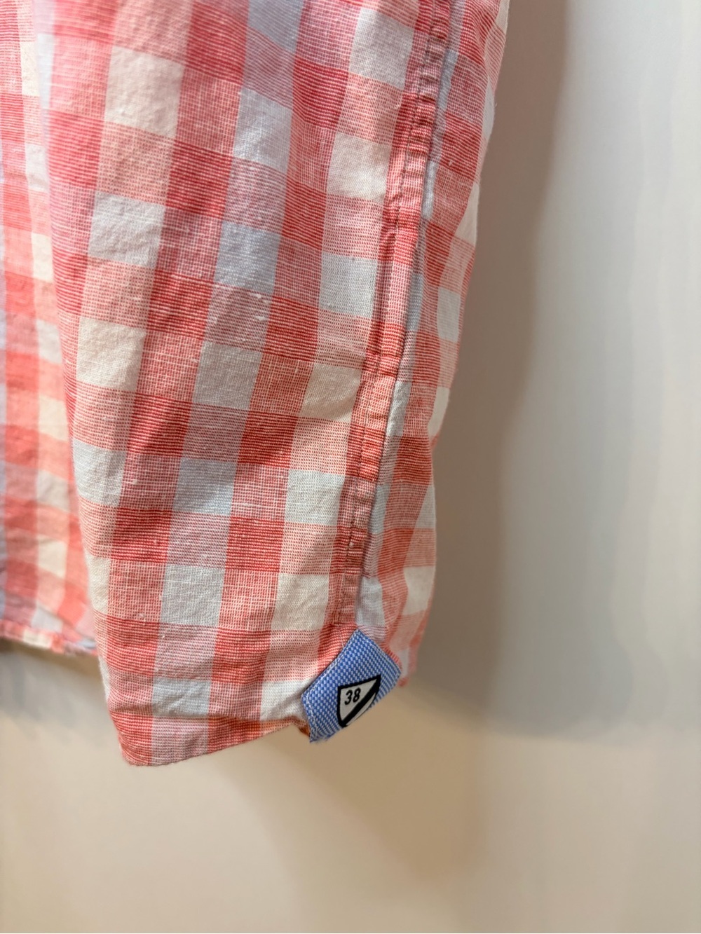 Cremieux Men’s Pink and Blue Short Sleeve Button Down Collar Shirt, Size XXL - Picture 4 of 10
